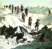 unknow artist horace de saussures expedition var den tredje som besteg mont blancs topp oil painting picture wholesale